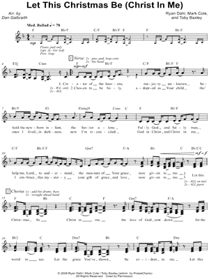 Let This Christmas Be (Christ In Me)