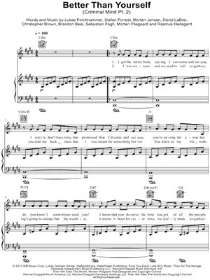 Better Than Yourself (Criminal Mind Pt. 2)