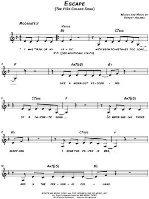 Escape (The Piña Colada Song)