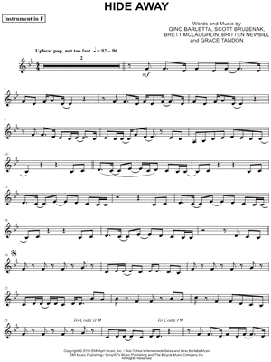 Hide Away - F Instrument