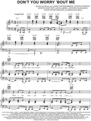 Don't You Worry 'Bout Me