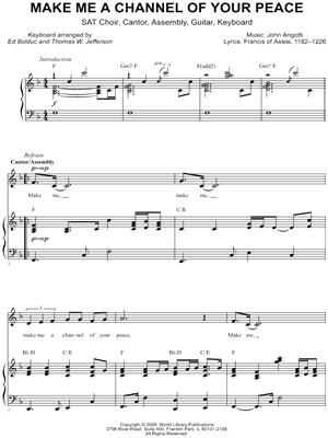 Make Me A Channel Of Your Peace