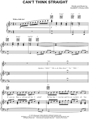 Can't Think Straight