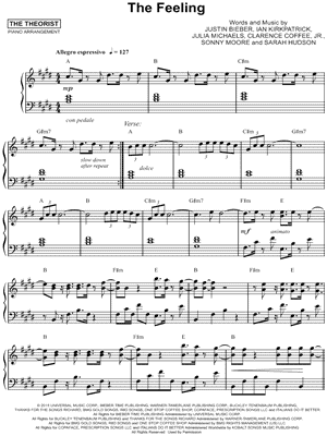 The Feeling by The Theorist - Sheet Music