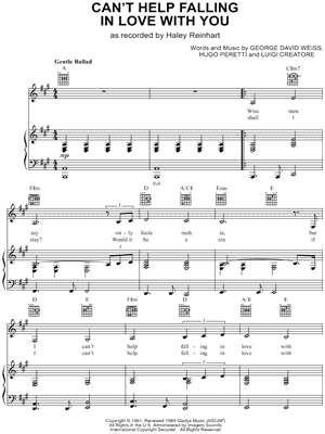 Can't Help Falling In Love