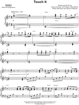 Touch It by KimBo - Sheet Music