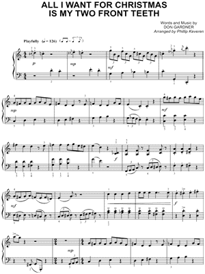 All I Want for Christmas Is My Two Front Teeth