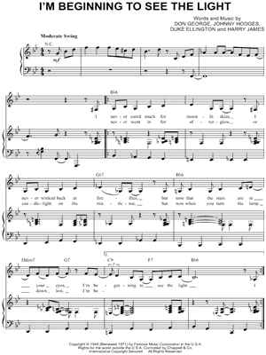 I'm Beginning to See the Light