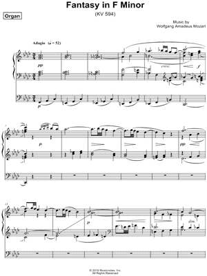 Adagio and Allegro (Fantasy in F Minor), K. 494