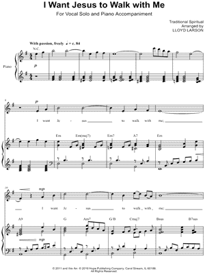 I Want Jesus to Walk with Me