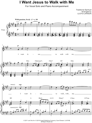 I Want Jesus to Walk with Me