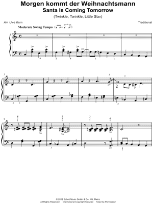 Morgen kommt der Weihnachtsmann