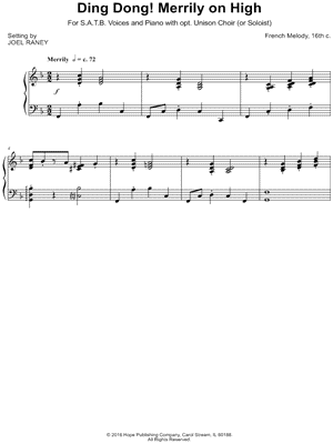 Ding! Dong! Merrily on High