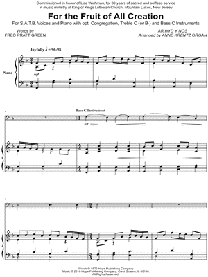 For the Fruit of All Creation