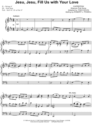 Jesu, Jesu, Fill Us with Your Love