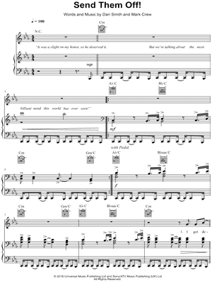 Send Them Off! by Bastille - Sheet Music