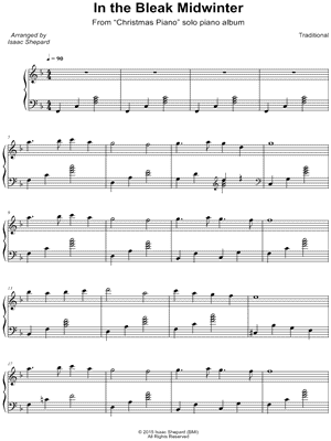 In the Bleak Midwinter