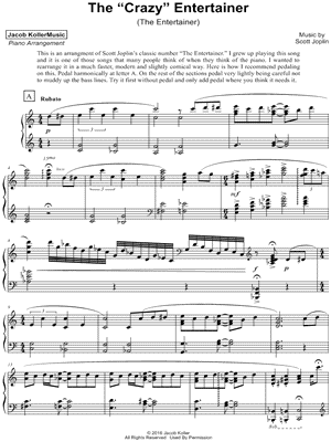 The "Crazy" Entertainer