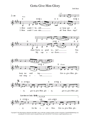 Gotta Give Him Glory