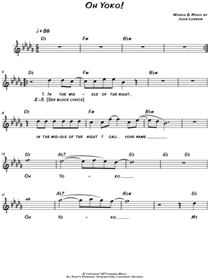 Oh Yoko
