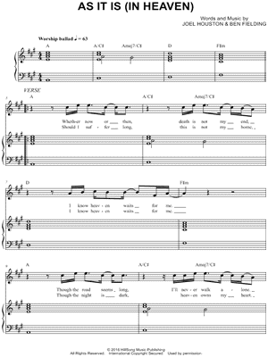 As It Is (In Heaven)