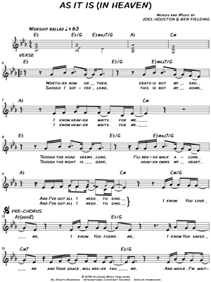 As It Is (In Heaven)