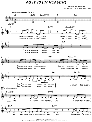 As It Is (In Heaven)