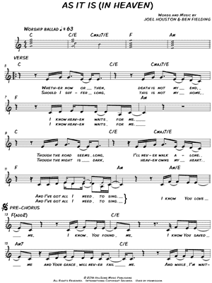 As It Is (In Heaven)