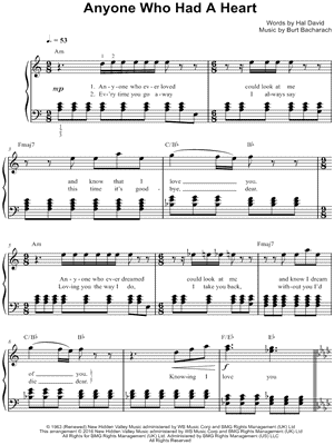 Anyone Who Had a Heart