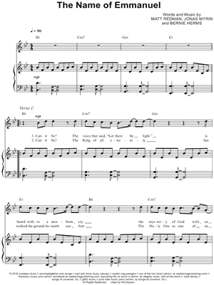 The Name of Emmanuel