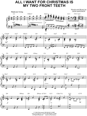 All I Want for Christmas Is My Two Front Teeth