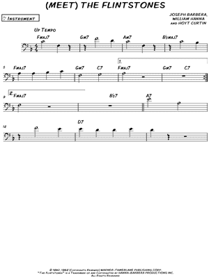 (Meet) The Flintstones from The Flintstones - Sheet Music