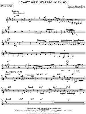 I Can't Get Started With You