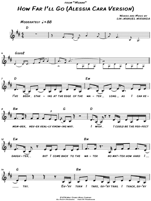 How Far I'll Go (Alessia Cara Version)