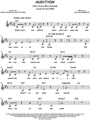 Audition (The Fools Who Dream)