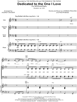 Dedicated to the One I Love