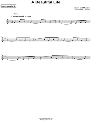 A Beautiful Life - Bb Instrument