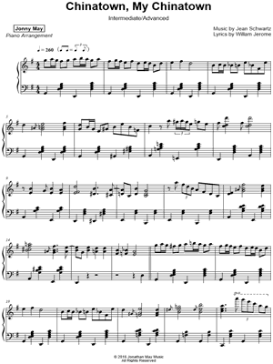 Chinatown, My Chinatown [Intermediate/Advanced]