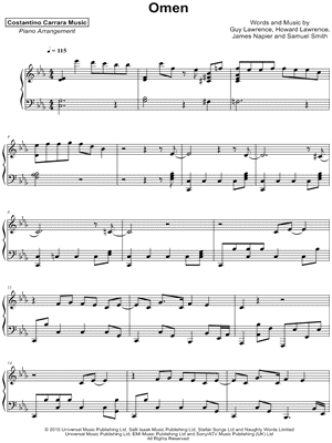 Omen by Costantino Carrara - Sheet Music
