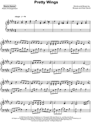 Pretty Wings by Karim Kamar - Sheet Music