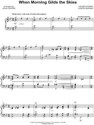 When Morning Gilds the Skies