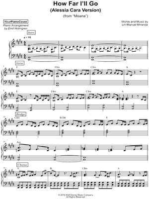 How Far I'll Go (Alessia Cara Version)