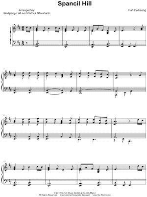 Spancil Hill by Traditional Irish - Sheet Music
