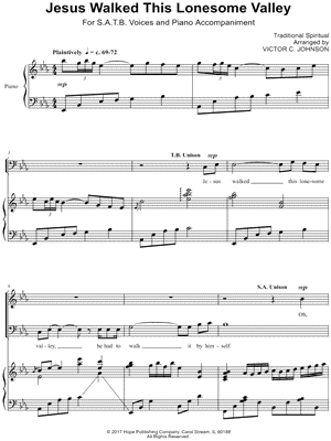 Jesus Walked This Lonesome Valley