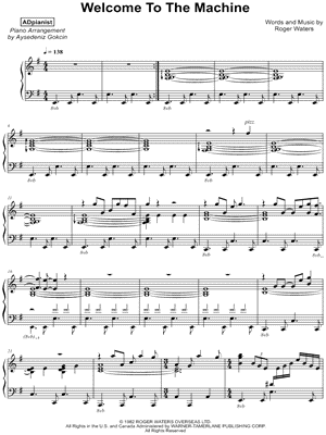 Welcome To the Machine