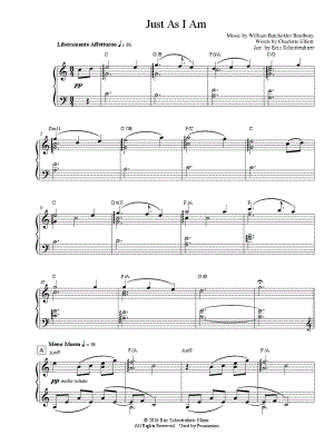 Just As I Am by Eric Schrotenboer - Sheet Music