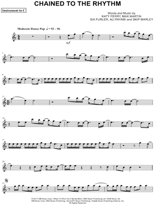 Chained to the Rhythm - C Instrument