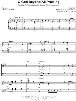 O God Beyond All Praising
