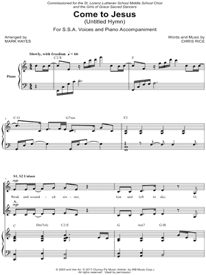 Untitled Hymn (Come to Jesus)