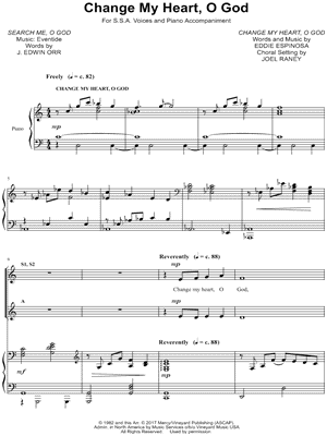 Change My Heart, O God